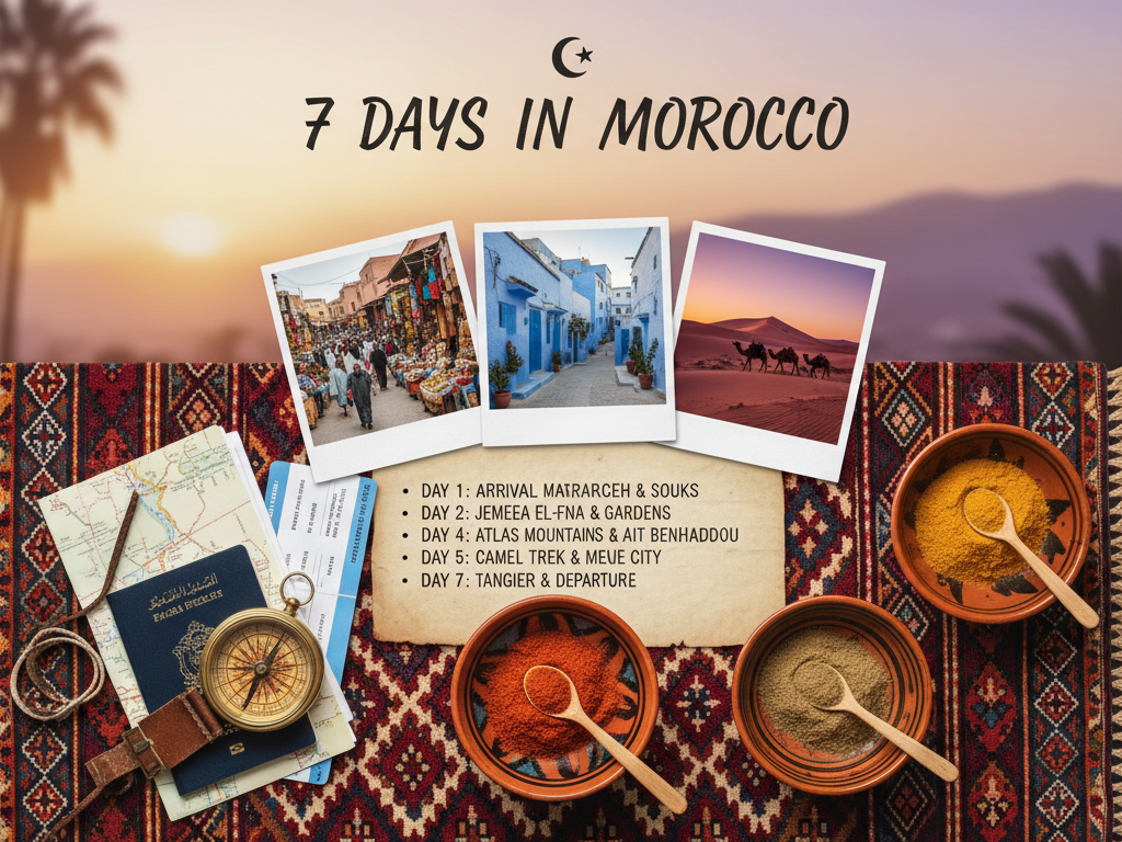 7 days Morocco itinerary
