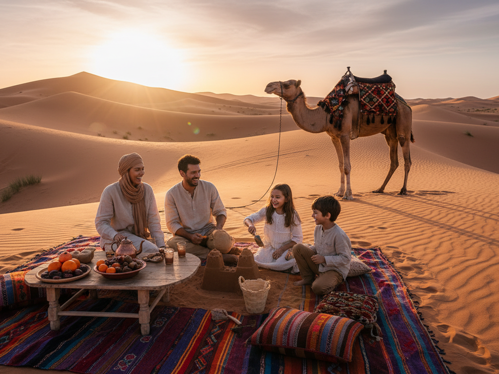 family desert experiences in morocco