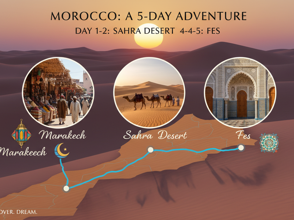 morocco itinerary 5 days