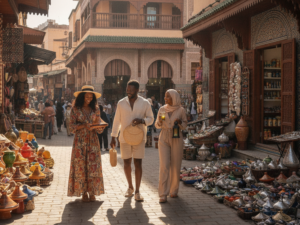 African American tourists in Morocco African American tourists in Morocco